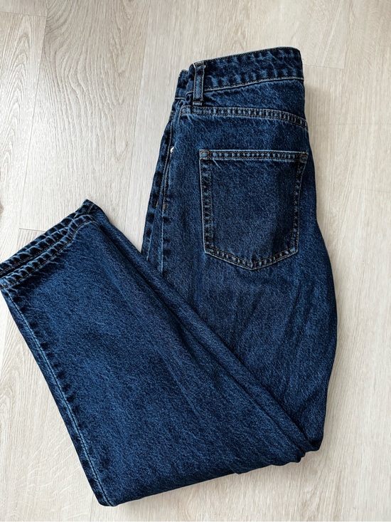 H&M Denim - H&M Balloon Dark Wash High-Rise Jeans